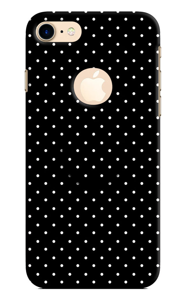White Dots iPhone 8 Logocut Pop Case by Casekaro