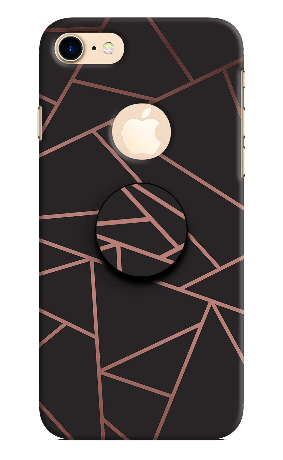Geometric Pattern iPhone 8 Logocut Pop Case, Hard case