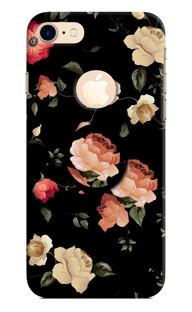 Flowers iPhone 8 Logocut Pop Case by Casekaro