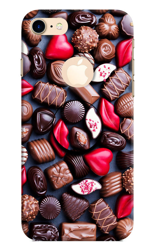 Chocolates iPhone 8 Logocut Pop Case by Casekaro