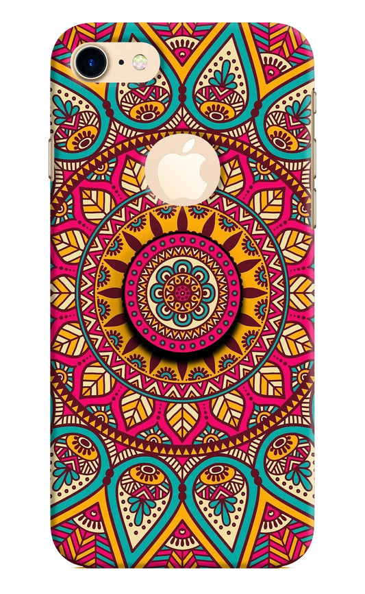 Mandala iPhone 8 Logocut Pop Case by Casekaro