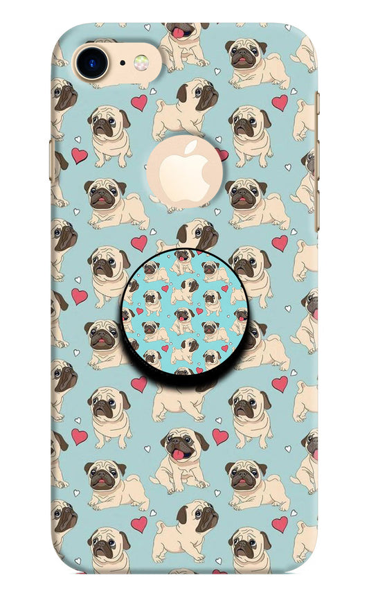 Pug Dog iPhone 8 Logocut Pop Case by Casekaro