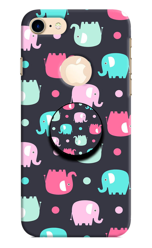 Baby Elephants iPhone 8 Logocut Pop Case by Casekaro