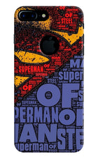 Superman iPhone 7 Plus Logocut Hard Case Back Cover by Casekaro
