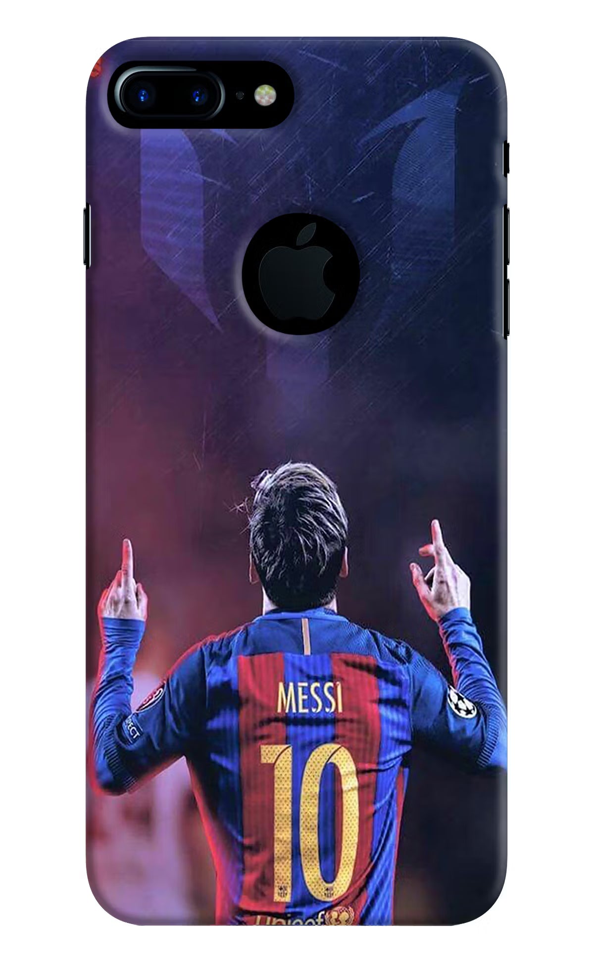 Messi iPhone 7 Plus Logocut Hard Case Back Cover by Casekaro