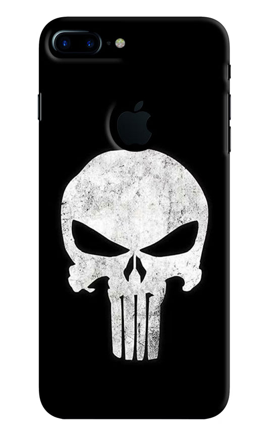 Punisher Skull iPhone 7 Plus Logocut Hard Case Back Cover by Casekaro