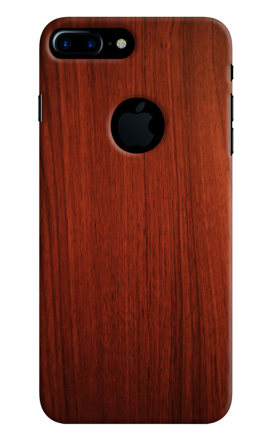 Wooden Plain Pattern iPhone 7 Plus Logocut Hard Case Back Cover by Casekaro