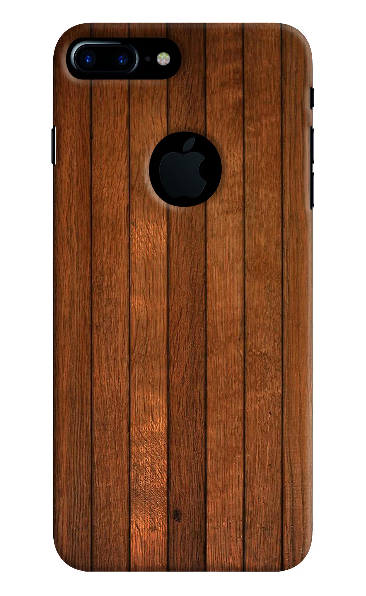 Wooden Artwork Bands iPhone 7 Plus Logocut Hard Case Back Cover by Casekaro