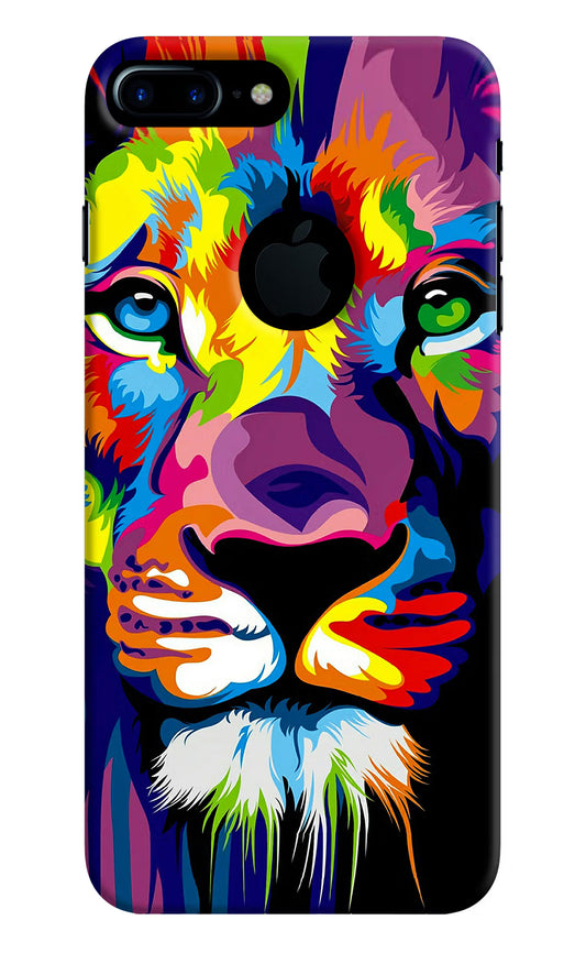 Lion iPhone 7 Plus Logocut Hard Case Back Cover by Casekaro
