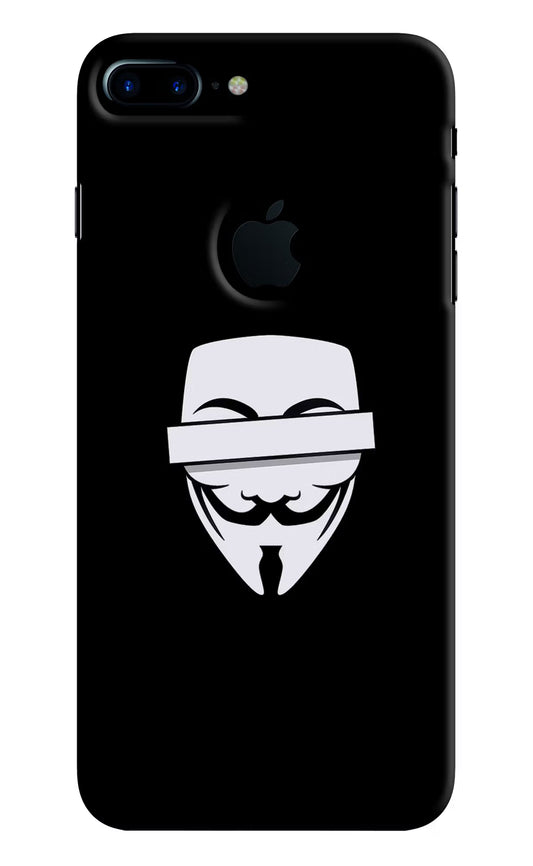 Anonymous Face iPhone 7 Plus Logocut Hard Case Back Cover by Casekaro