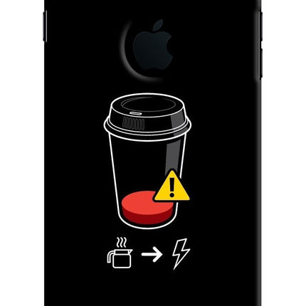 Coffee iPhone 7 Plus Logocut Hard Case Back Cover by Casekaro