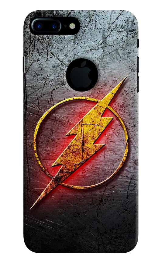 Flash iPhone 7 Plus Logocut Hard Case Back Cover by Casekaro