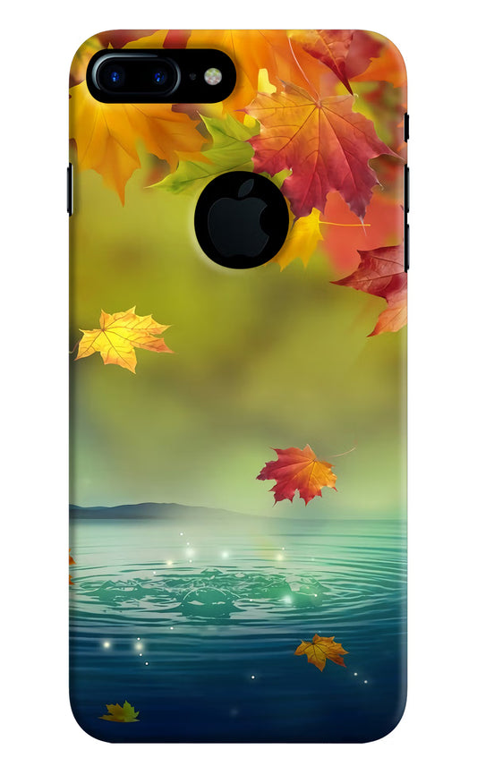 Flowers iPhone 7 Plus Logocut Hard Case Back Cover by Casekaro