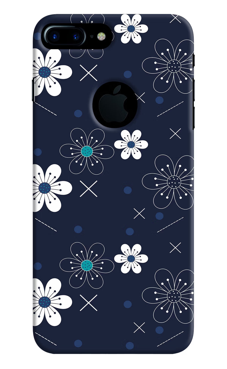 Flowers iPhone 7 Plus Logocut Back Cover, Hard case