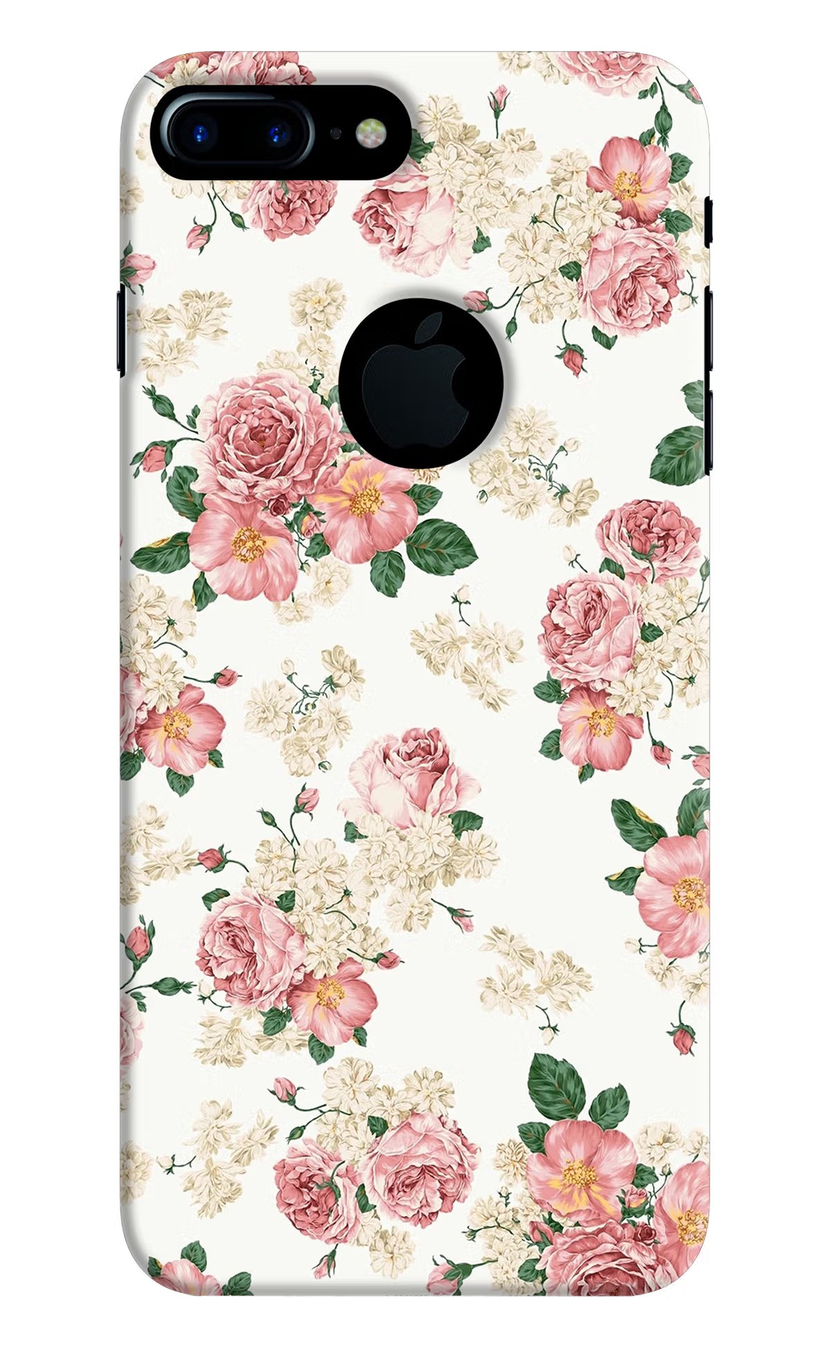 Flowers iPhone 7 Plus Logocut Hard Case Back Cover by Casekaro