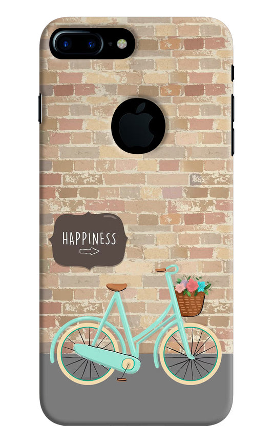 Happiness Artwork iPhone 7 Plus Logocut Hard Case Back Cover by Casekaro