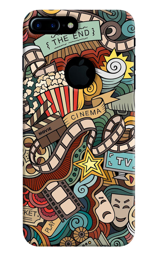 Cinema Abstract iPhone 7 Plus Logocut Hard Case Back Cover by Casekaro