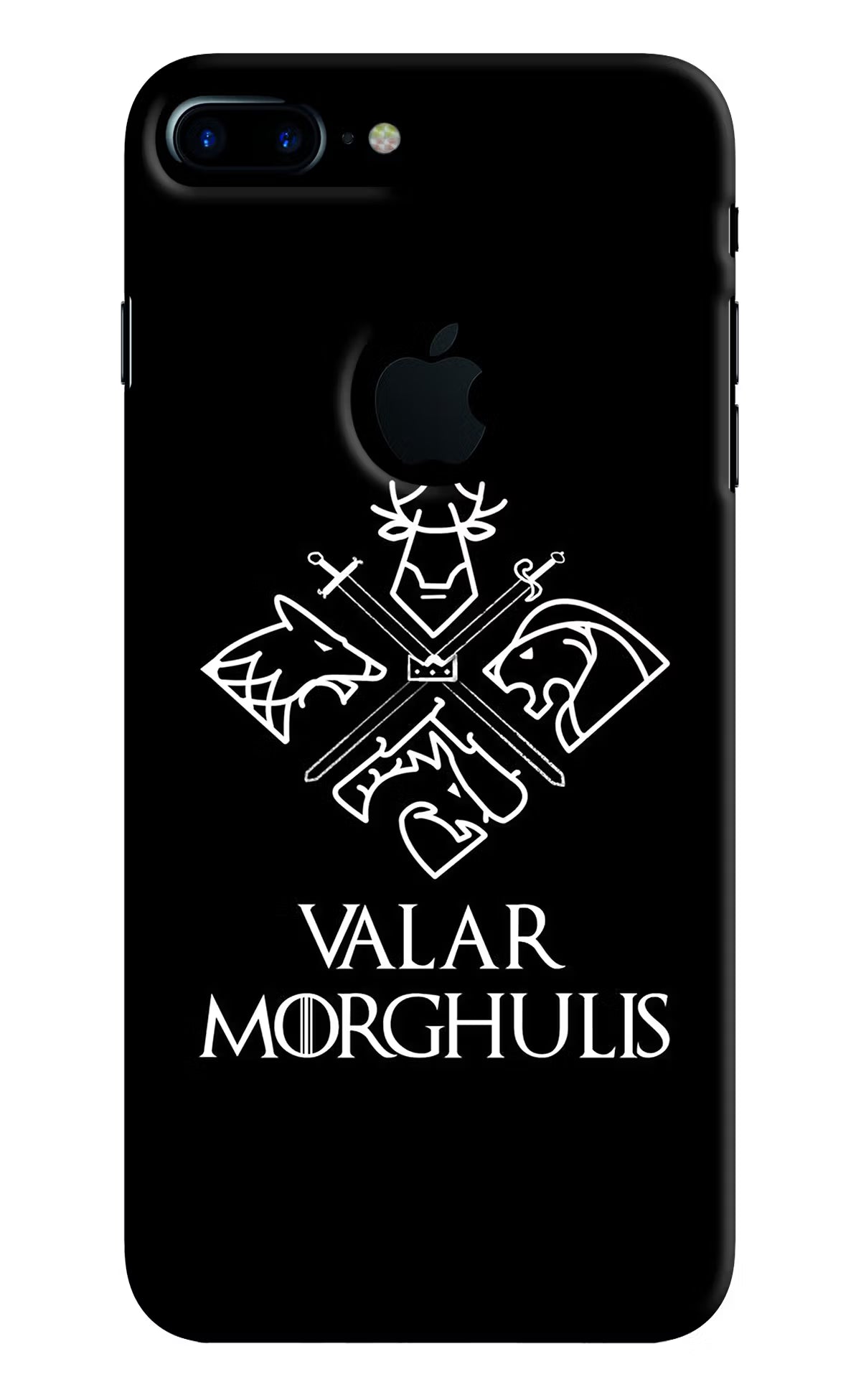 Valar Morghulis | Game Of Thrones iPhone 7 Plus Logocut Hard Case Back Cover by Casekaro