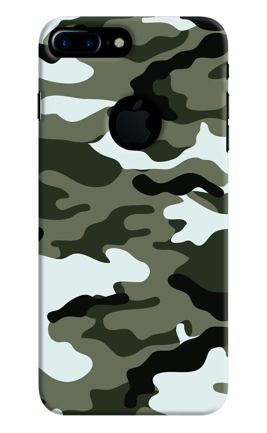 Camouflage iPhone 7 Plus Logocut Hard Case Back Cover by Casekaro