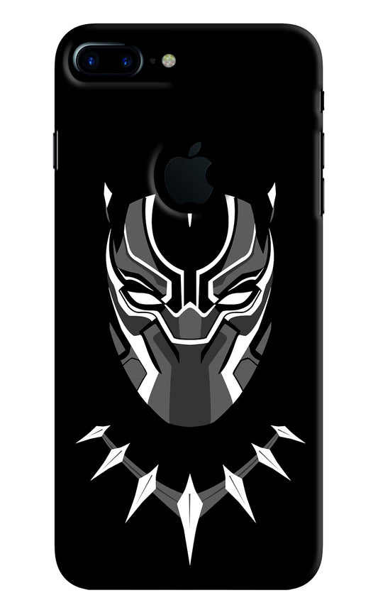 Black Panther iPhone 7 Plus Logocut Hard Case Back Cover by Casekaro