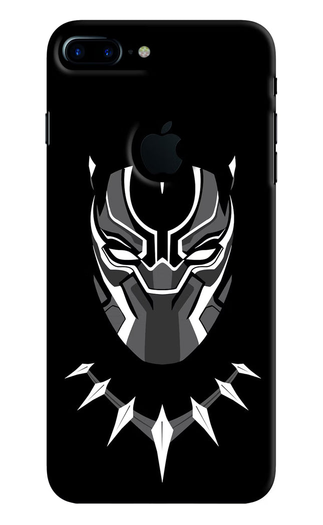Black Panther iPhone 7 Plus Logocut Hard Case Back Cover by Casekaro