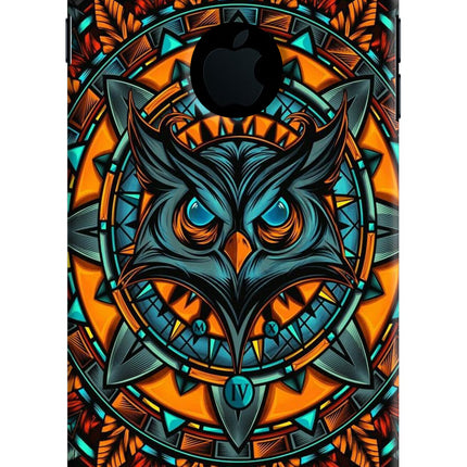 Angry Owl Art iPhone 7 Plus Logocut Hard Case Back Cover by Casekaro