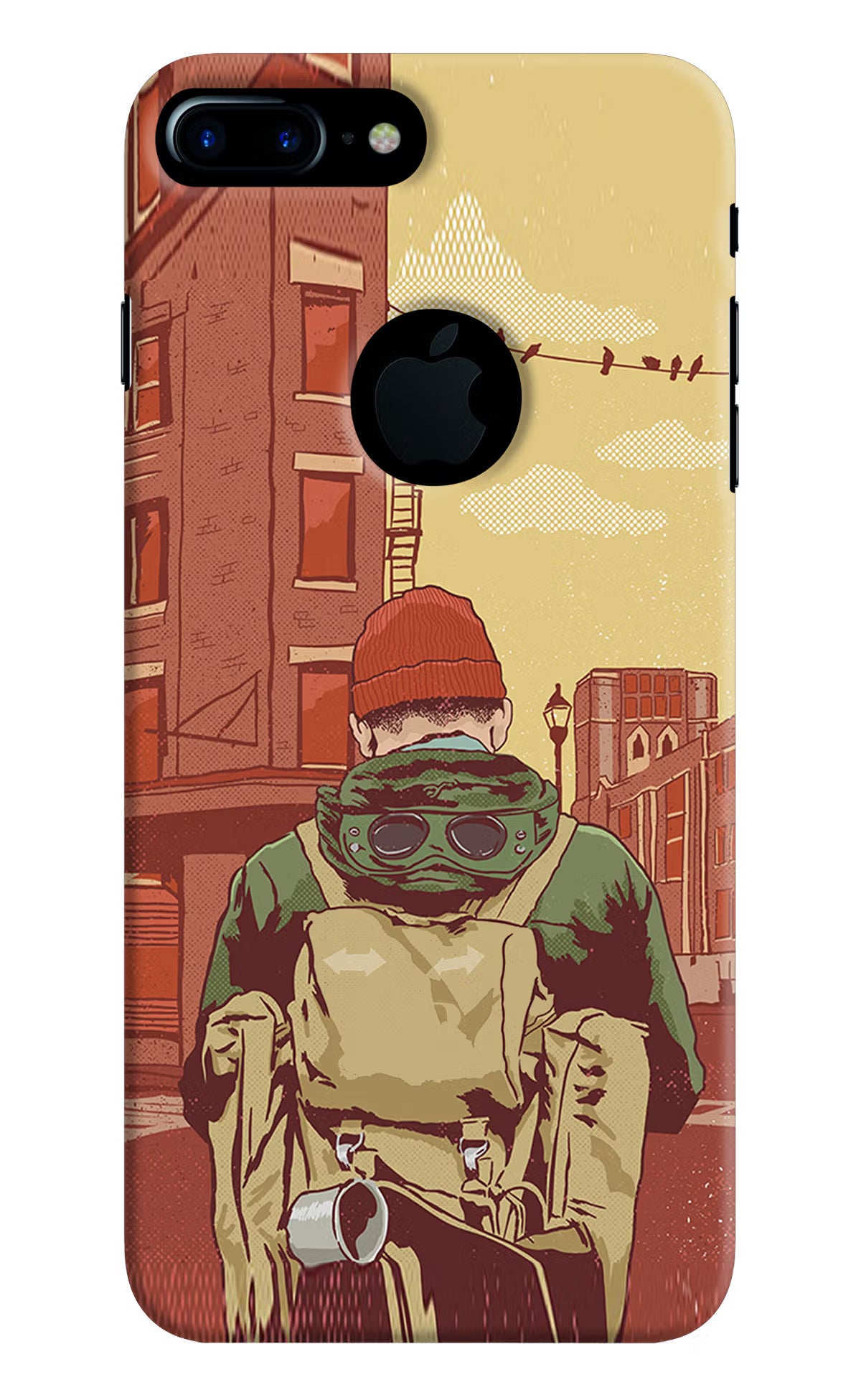Adventurous iPhone 7 Plus Logocut Hard Case Back Cover by Casekaro
