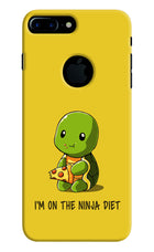 I'm on Ninja Diet iPhone 7 Plus Logocut Hard Case Back Cover by Casekaro