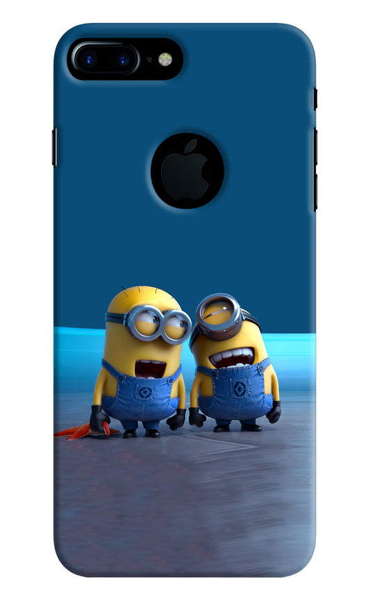 Minion Laughing iPhone 7 Plus Logocut Hard Case Back Cover by Casekaro