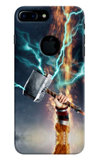 Thor Hammer Mjolnir iPhone 7 Plus Logocut Hard Case Back Cover by Casekaro