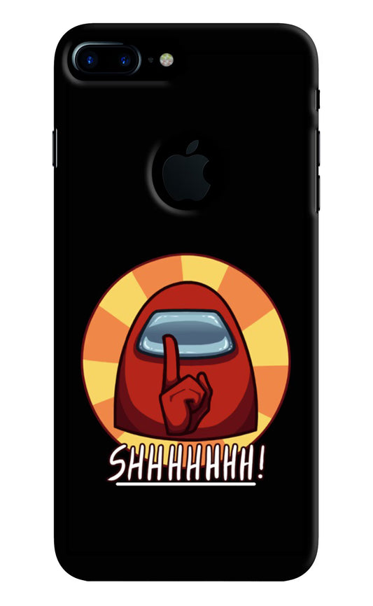 Among Us Shhh! iPhone 7 Plus Logocut Hard Case Back Cover by Casekaro