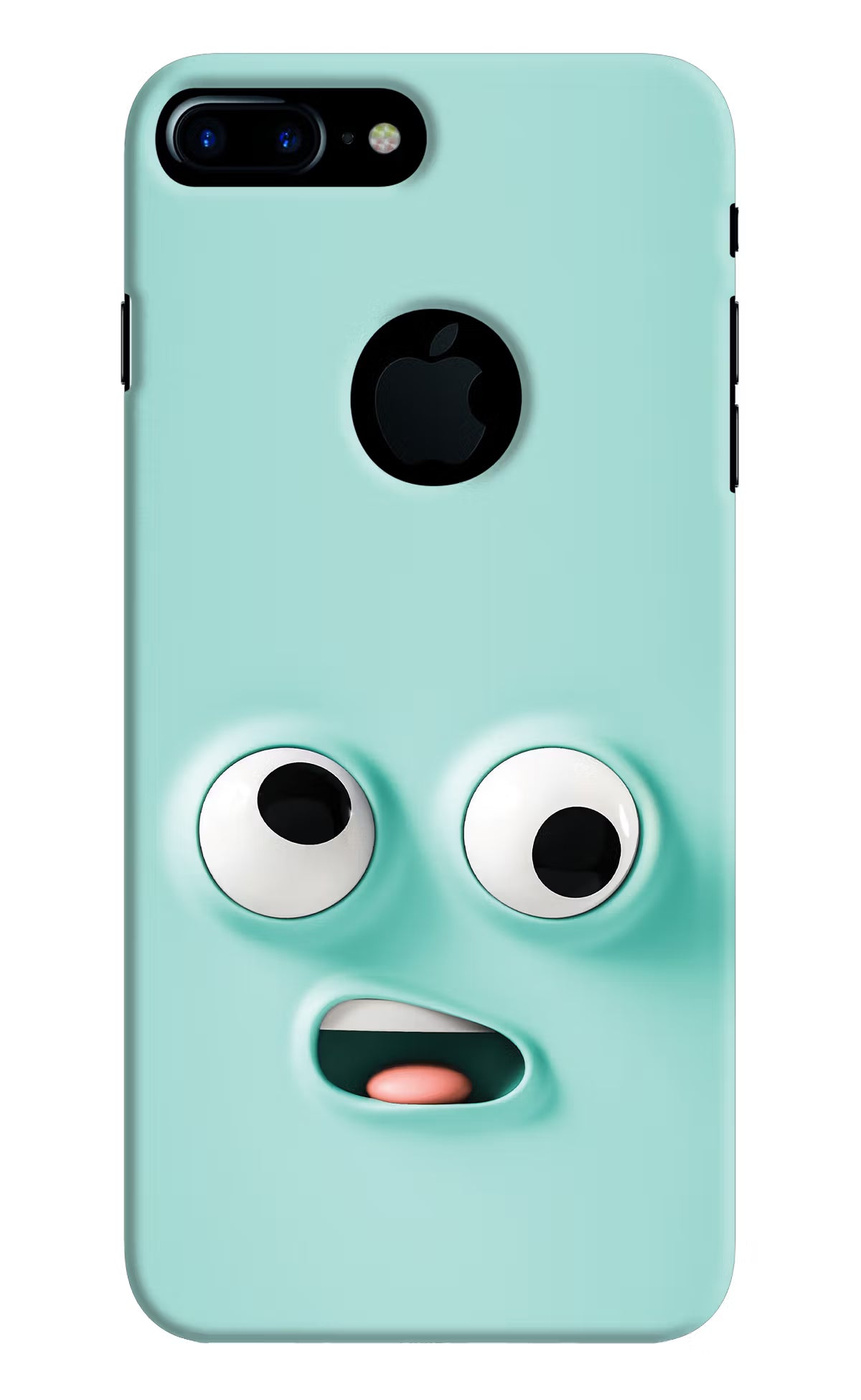 Funny Cartoon iPhone 7 Plus Logocut Hard Case Back Cover by Casekaro
