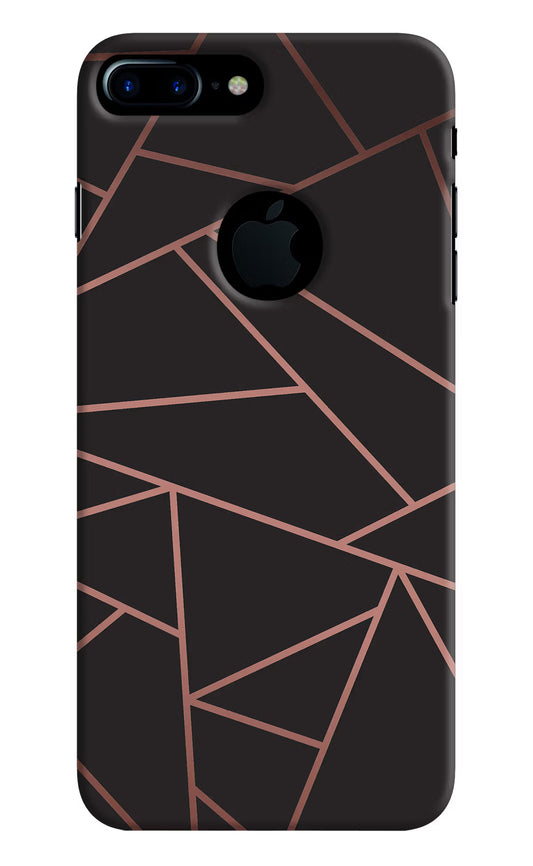 Geometric Pattern iPhone 7 Plus Logocut Hard Case Back Cover by Casekaro