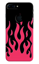 Fire Flames iPhone 7 Plus Logocut Hard Case Back Cover by Casekaro
