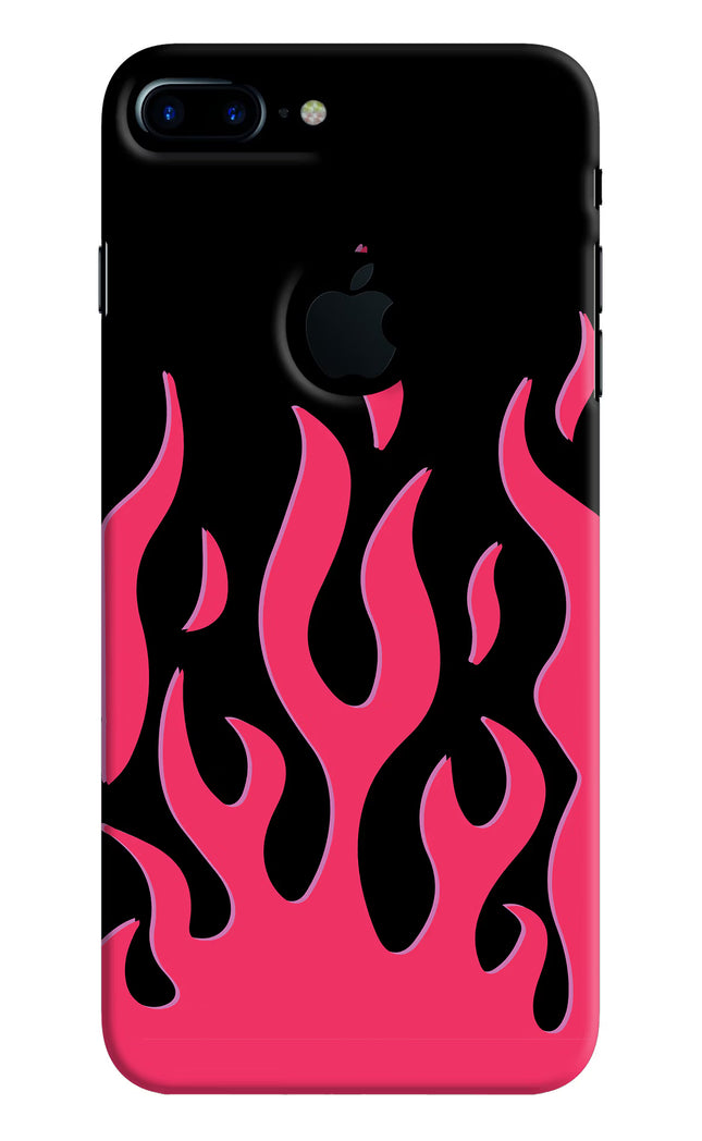 Fire Flames iPhone 7 Plus Logocut Hard Case Back Cover by Casekaro