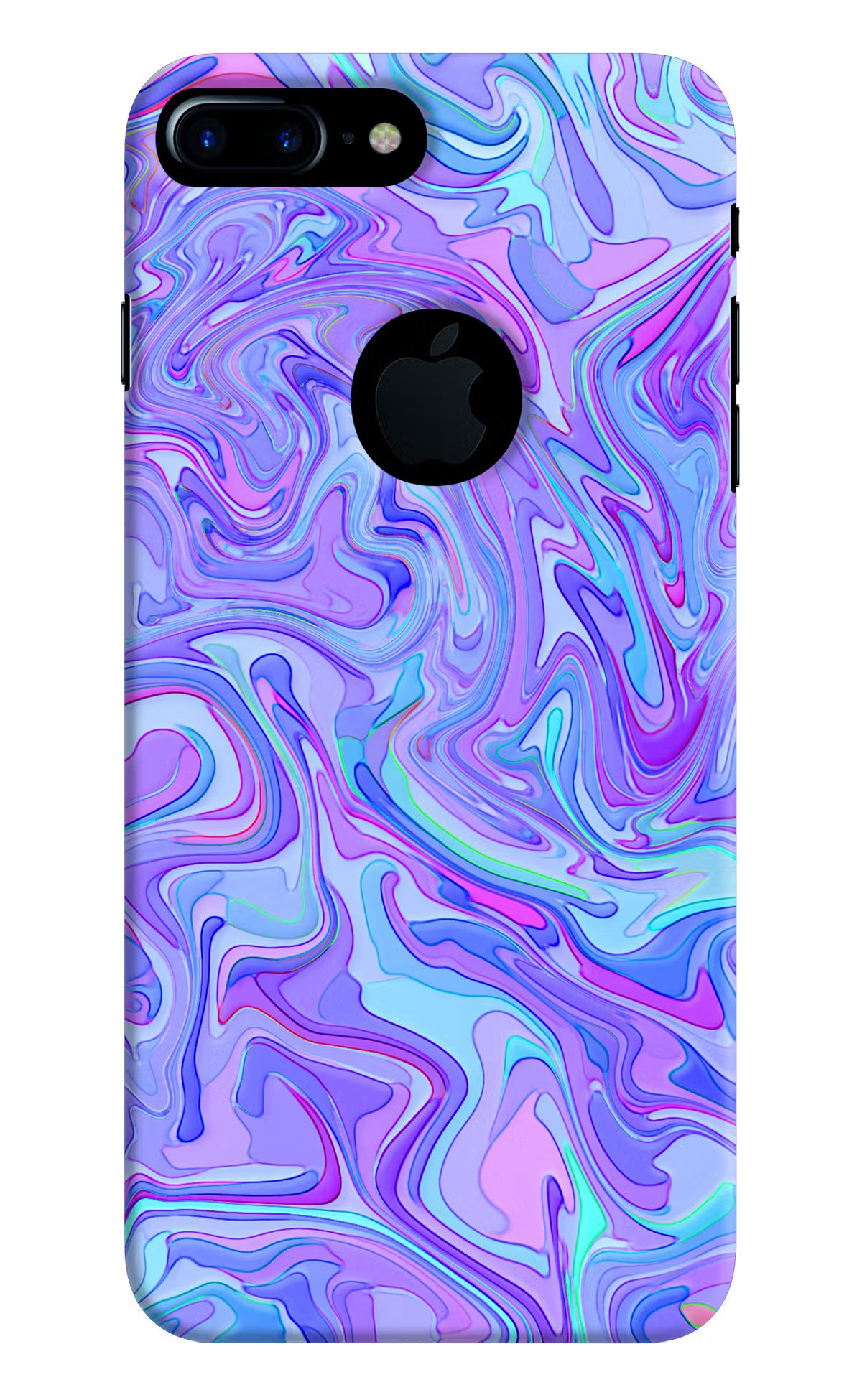 Glitter iPhone 7 Plus Logocut Hard Case Back Cover by Casekaro