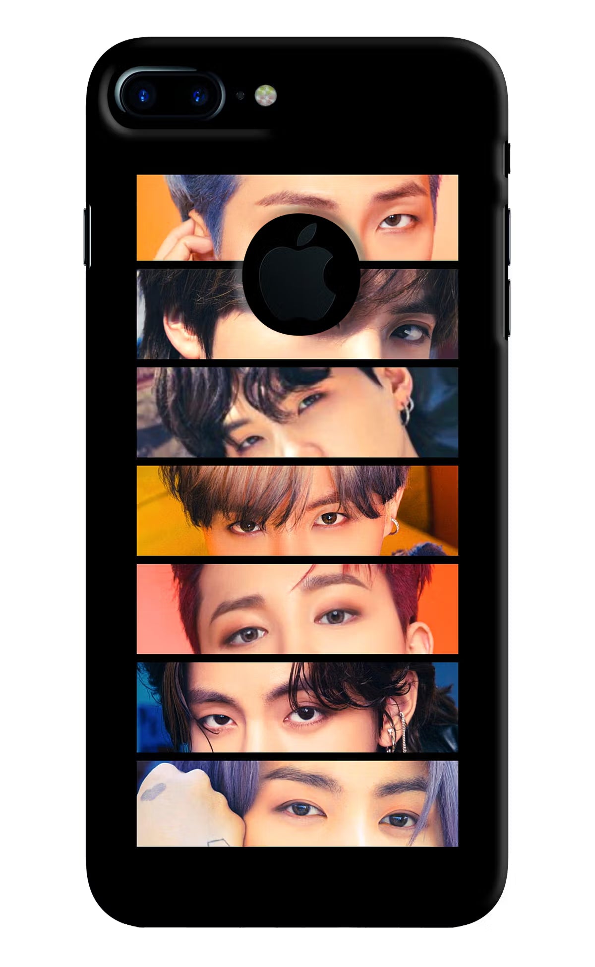 BTS Eyes iPhone 7 Plus Logocut Hard Case Back Cover by Casekaro