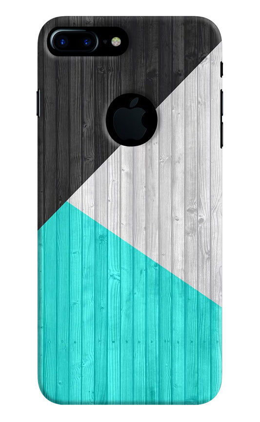 Wooden Abstract iPhone 7 Plus Logocut Hard Case Back Cover by Casekaro