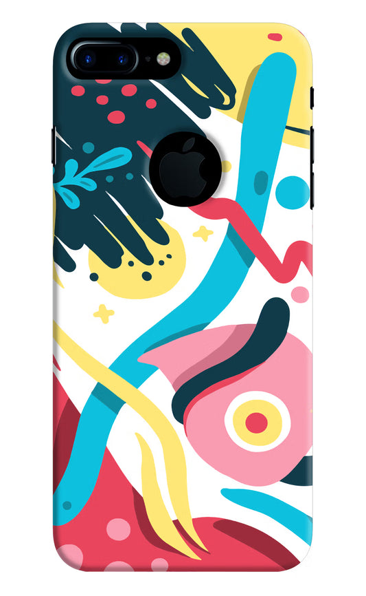 Trippy iPhone 7 Plus Logocut Hard Case Back Cover by Casekaro
