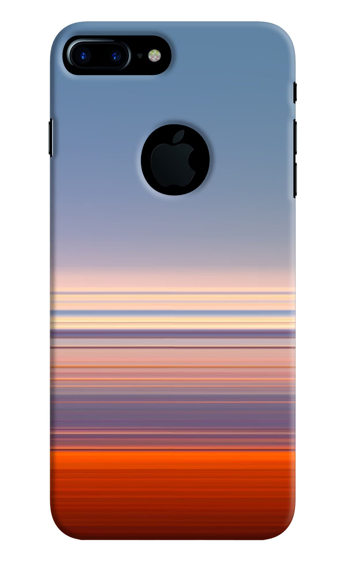 Morning Colors iPhone 7 Plus Logocut Hard Case Back Cover by Casekaro