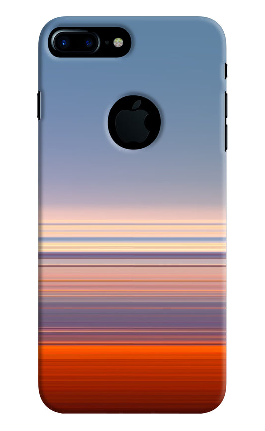 Morning Colors iPhone 7 Plus Logocut Hard Case Back Cover by Casekaro