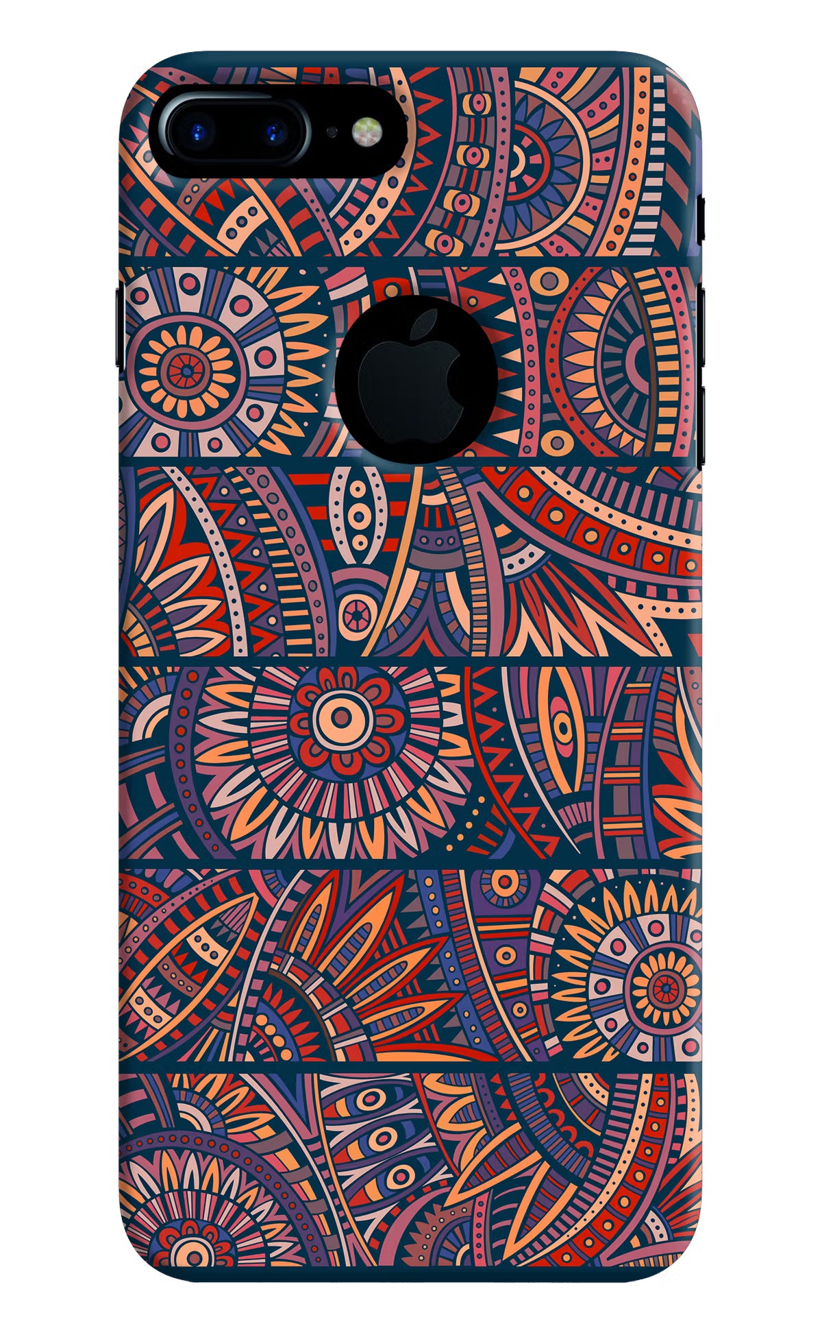 African Culture Design iPhone 7 Plus Logocut Hard Case Back Cover by Casekaro