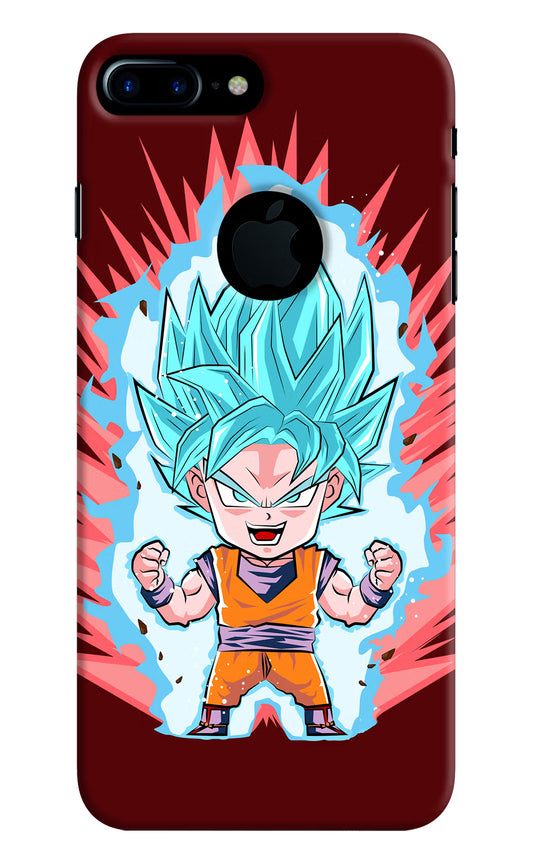 Goku Little iPhone 7 Plus Logocut Hard Case Back Cover by Casekaro