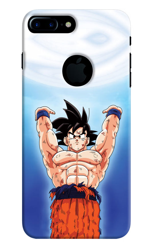 Goku Power iPhone 7 Plus Logocut Hard Case Back Cover by Casekaro