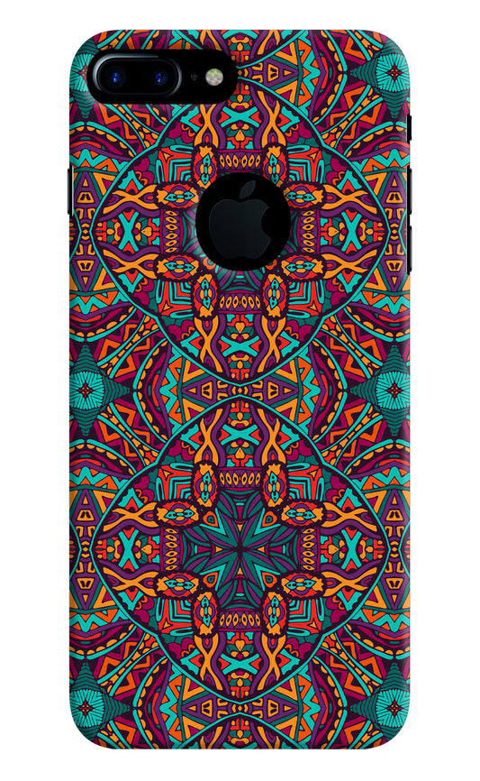 Colour Mandala iPhone 7 Plus Logocut Hard Case Back Cover by Casekaro