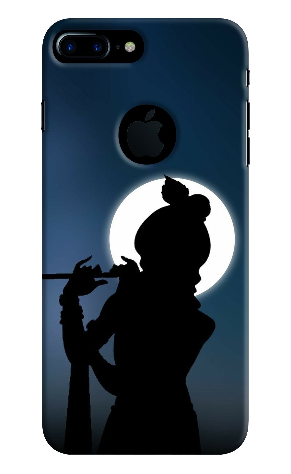 Shri Krishna Silhouette iPhone 7 Plus Logocut Back Cover