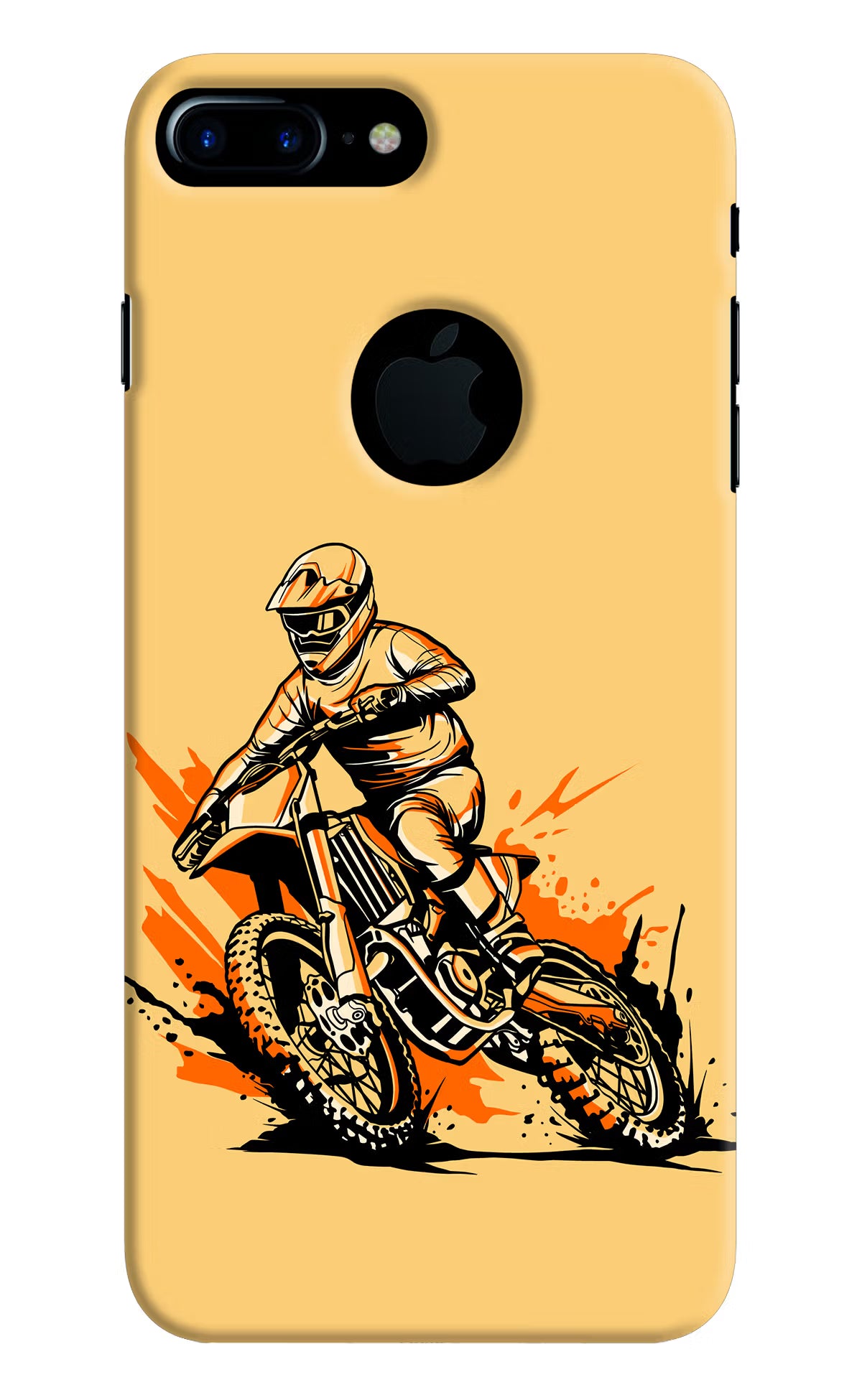 Off-Road Fury iPhone 7 Plus Logocut Hard Case Back Cover by Casekaro
