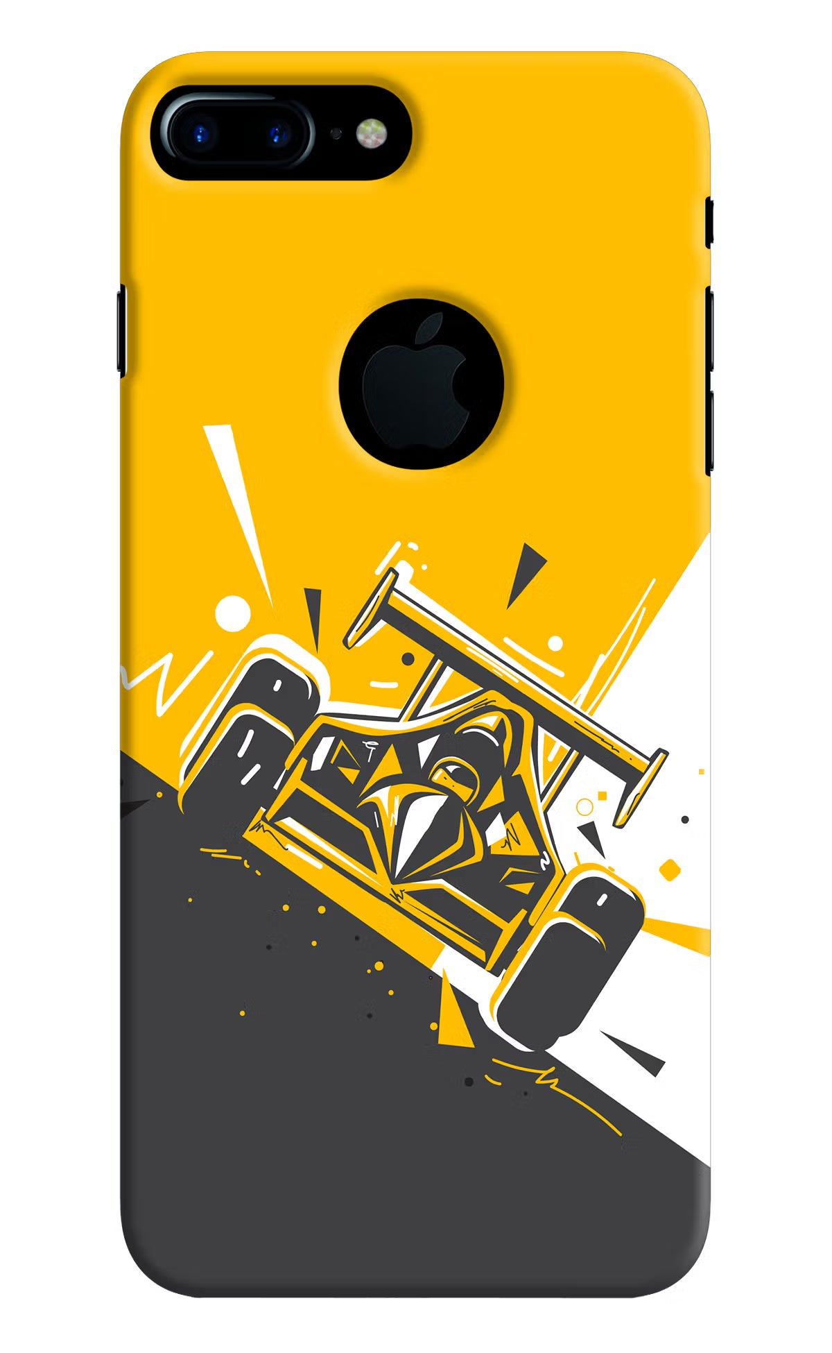 Track King iPhone 7 Plus Logocut Hard Case Back Cover by Casekaro