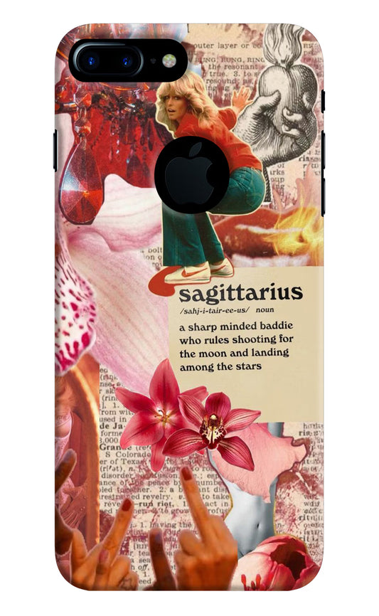 Sagittarius Zodiac iPhone 7 Plus Logocut Hard Case Back Cover by Casekaro