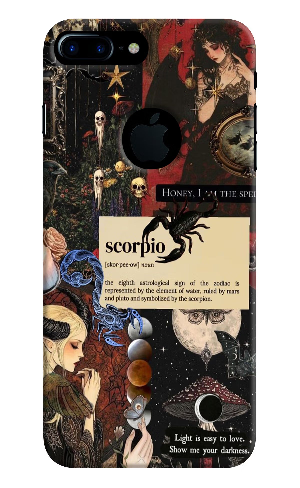 Scorpio Zodiac iPhone 7 Plus Logocut Hard Case Back Cover by Casekaro